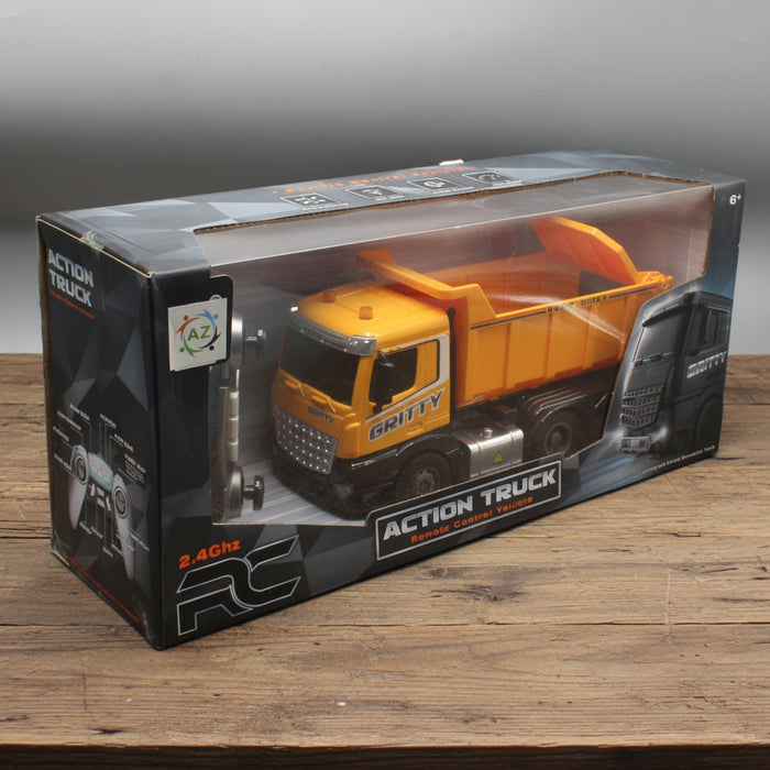 RC Dump Action Truck with Lights & Sound