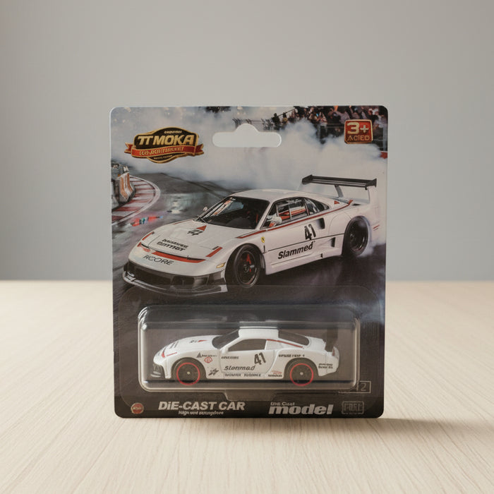 Diecast Hot Moka Ferrari F40 LBWK Car