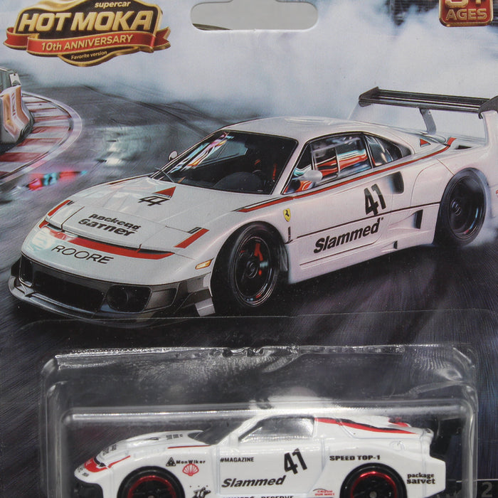 Diecast Hot Moka Ferrari F40 LBWK Car