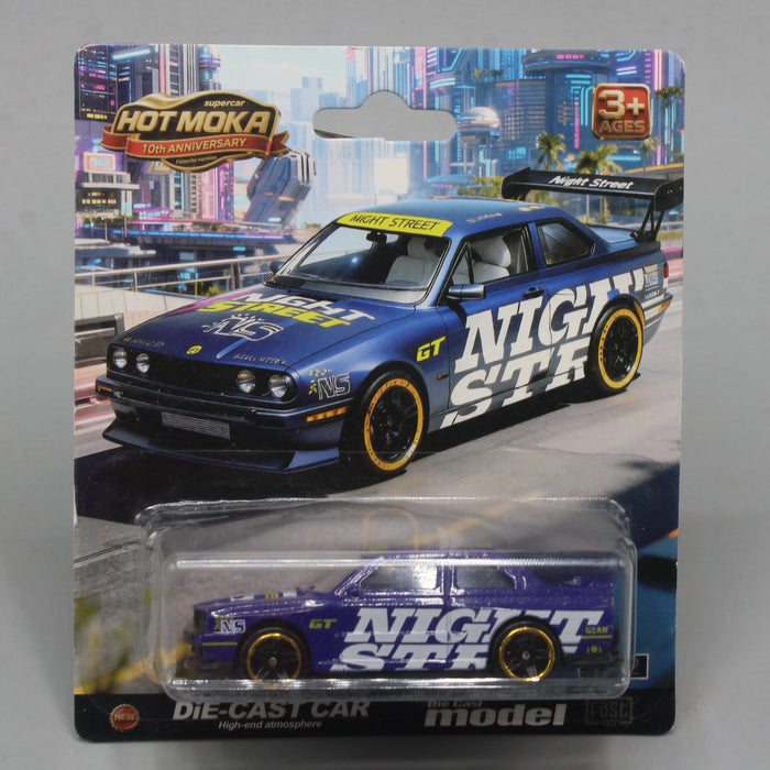 Diecast Hot Moka BMW Night Street Car