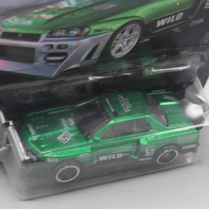 Diecast Hot Moka Nissan Skyline Green