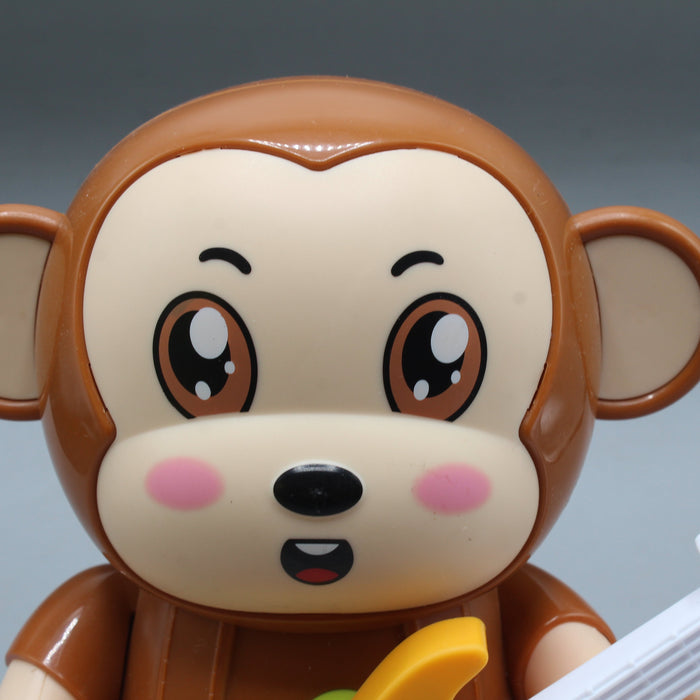 Cute Guitar Monkey with Light & Sound