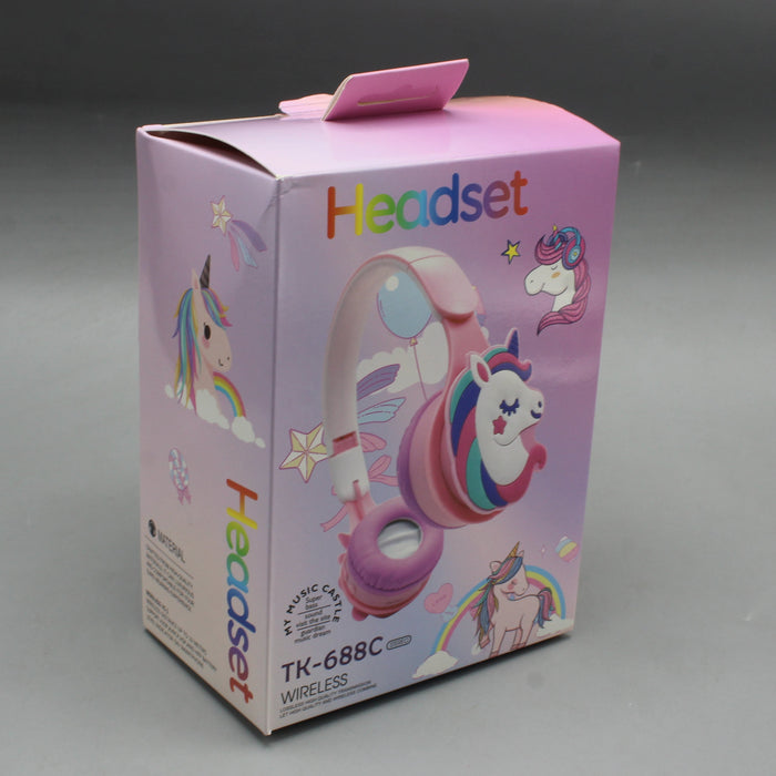 Unicorn Theme Wireless Headphone
