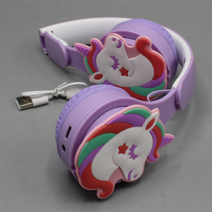 Unicorn Theme Wireless Headphone