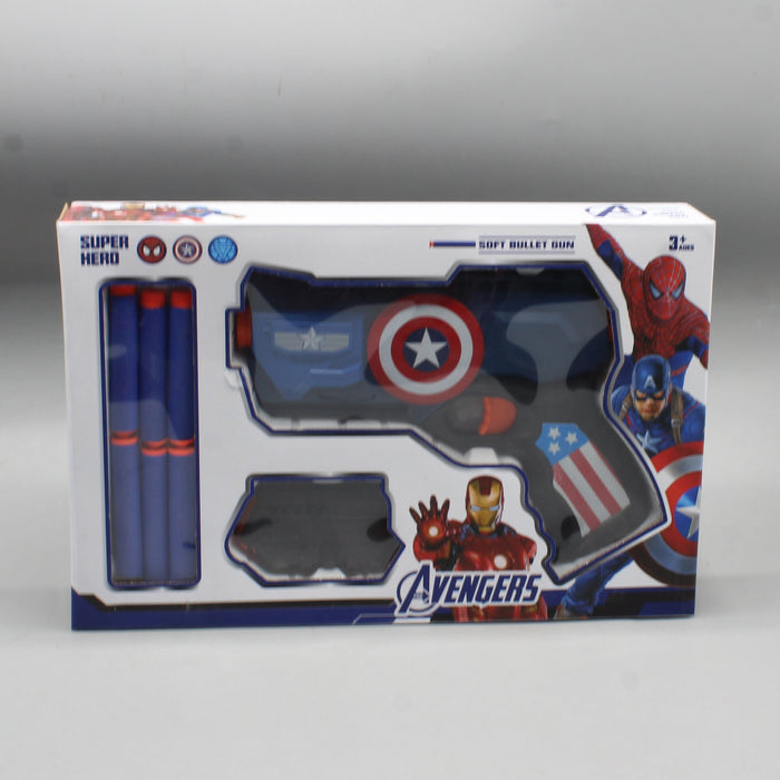 Captain America Gun with Soft Bullets