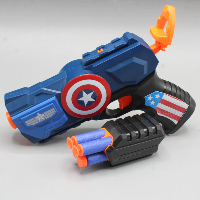 Captain America Gun with Soft Bullets