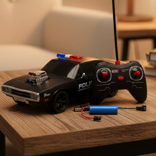 Remote Control Police Car with Lights