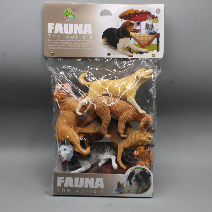 Fauna Dog World Pack of 6
