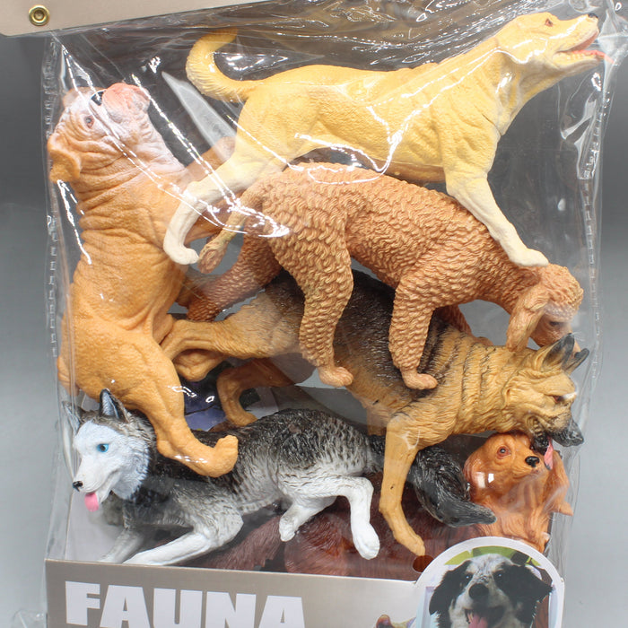 Fauna Dog World Pack of 6