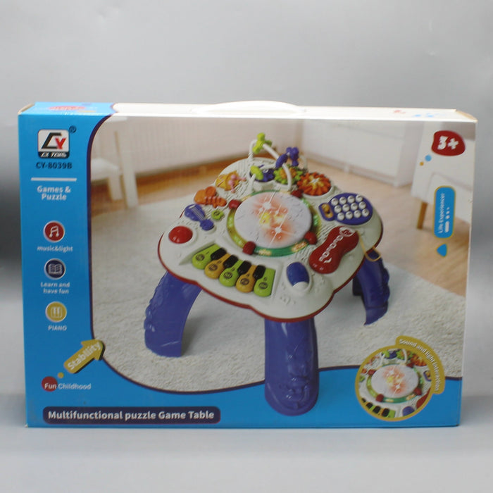 Multi-Functional Puzzle Game Table