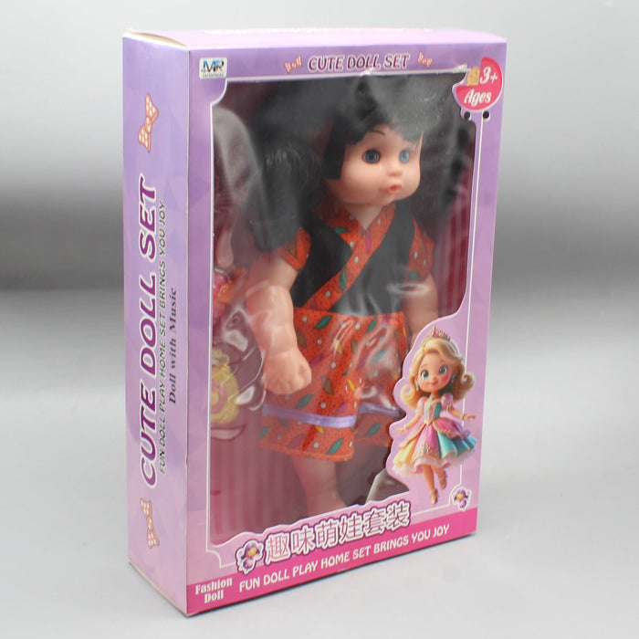 Cute Doll Set with Accessories
