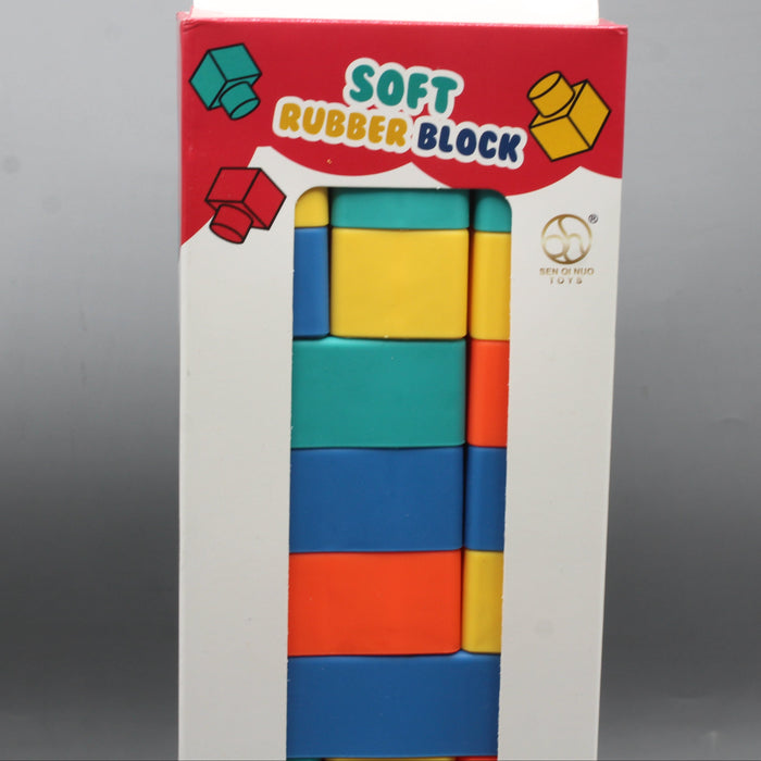 Kids Soft Rubber Blocks 29 Pieces