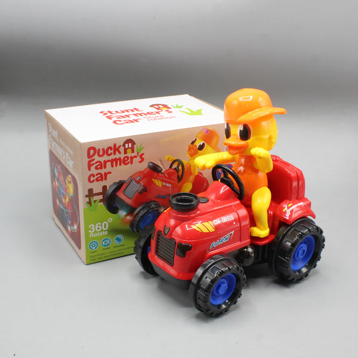 Cute Duck Farmer Car with Light & Sound