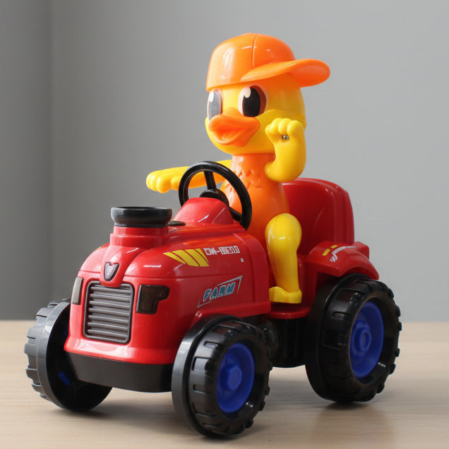 Cute Duck Farmer Car with Light & Sound