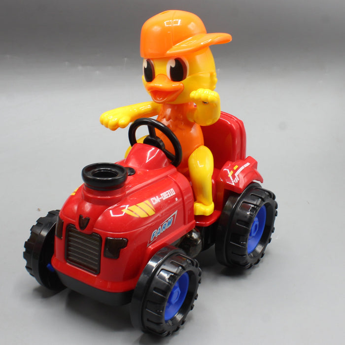 Cute Duck Farmer Car with Light & Sound