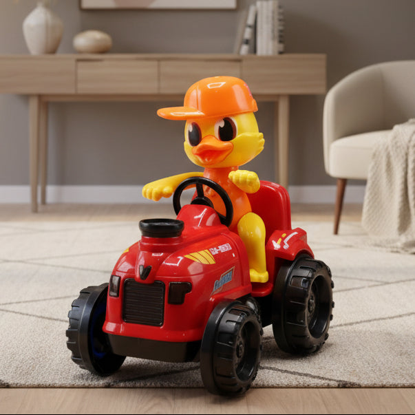 Cute Duck Farmer Car with Light & Sound
