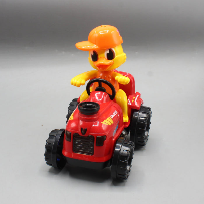 Cute Duck Farmer Car with Light & Sound