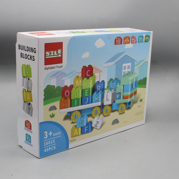 Town Alphabet Building Blocks