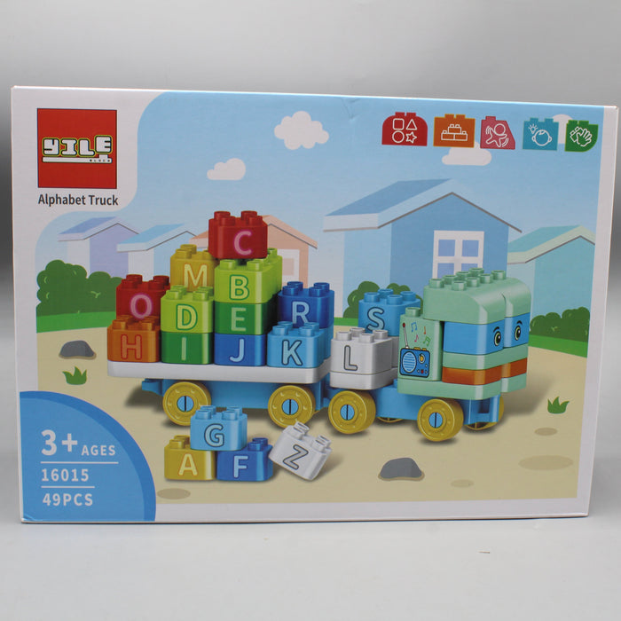 Town Alphabet Building Blocks