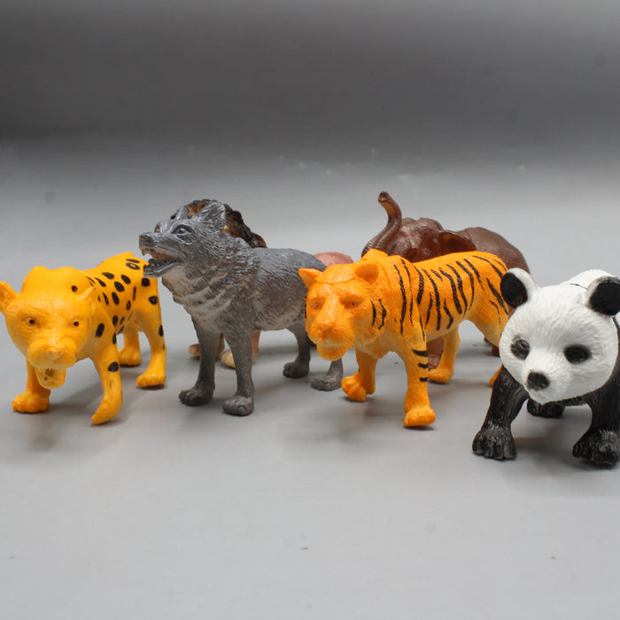 Happy World Zoo Animal Pack of 6