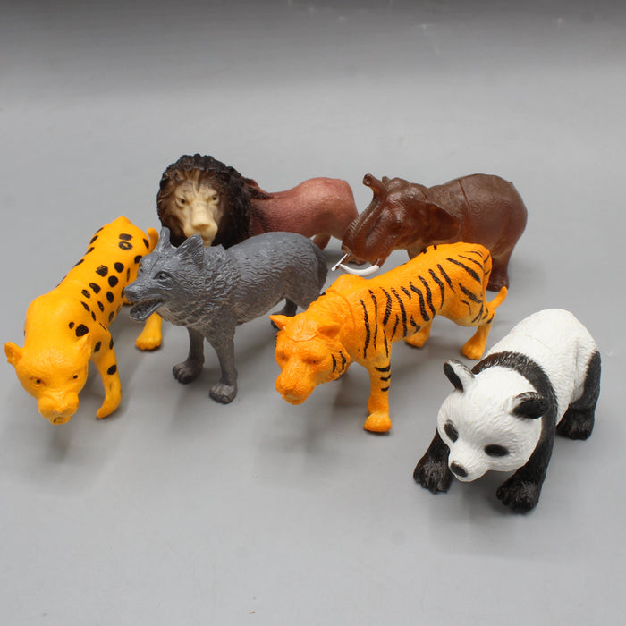 Happy World Zoo Animal Pack of 6
