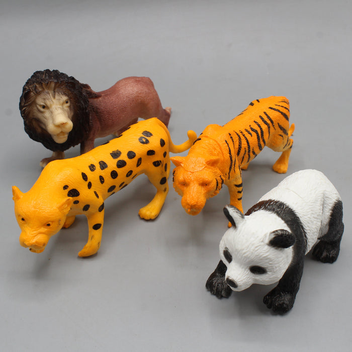 Happy World Zoo Animal Pack of 6