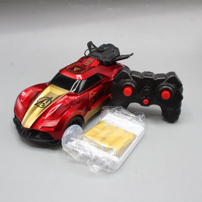 Iron-Man Theme RC Car with Lights & Spray