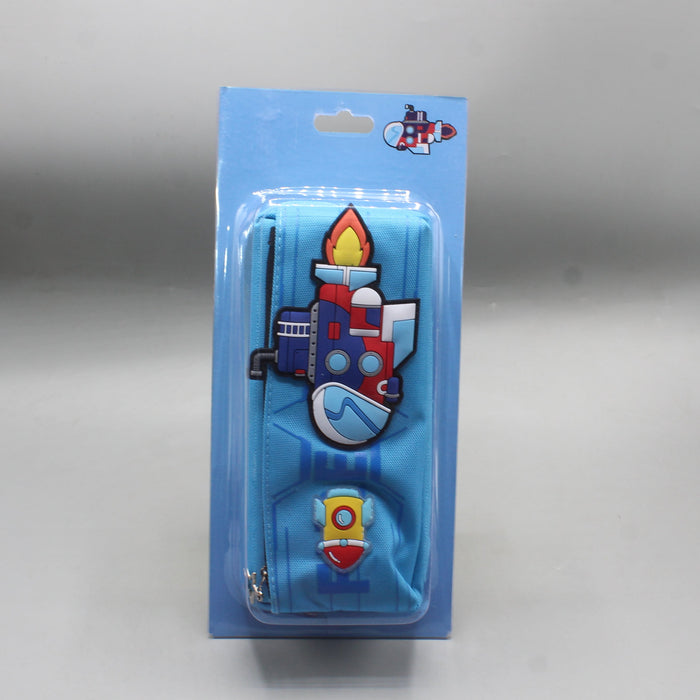 Space Rocket Design Geometry Pouch