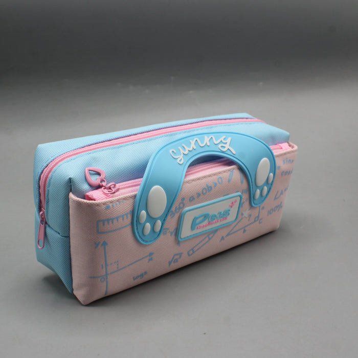 Sunny Pet Theme Geometry Pouch