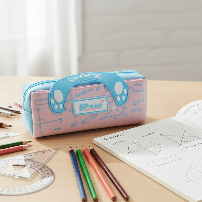 Sunny Pet Theme Geometry Pouch