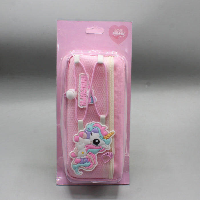 Lovely Unicorn Design Geometry Pouch