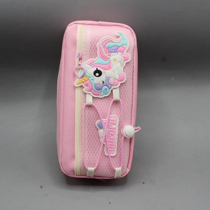 Lovely Unicorn Design Geometry Pouch