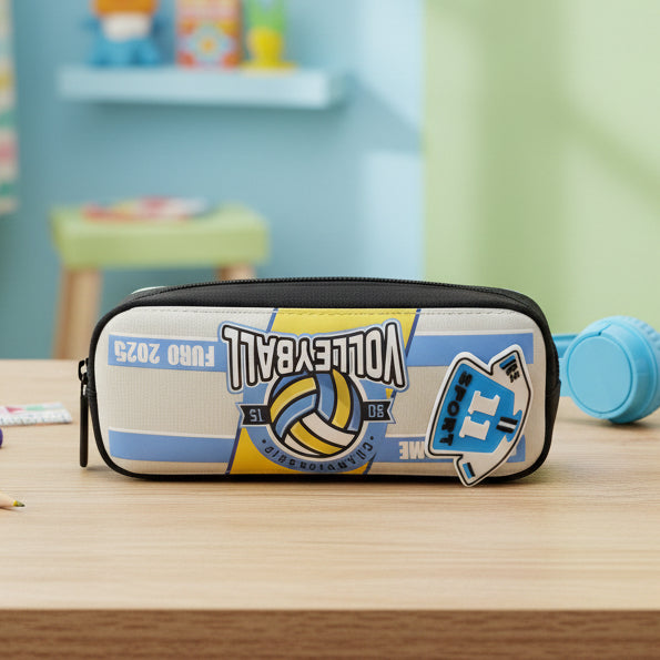 Volley Ball Design Pencil Pouch