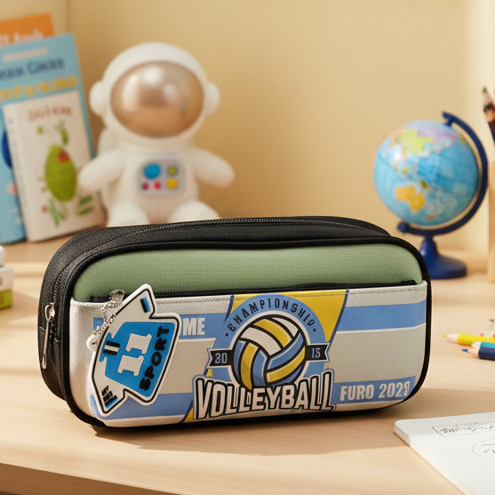 Volley Ball Design Pencil Pouch