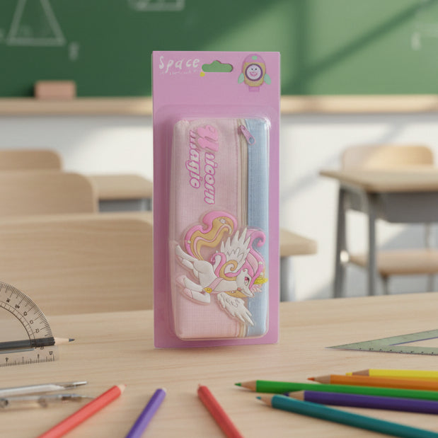 Space Unicorn Magic Geometry Pouch