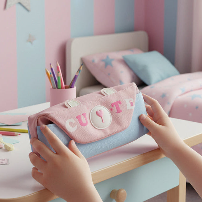 Cute Cat Theme Pencil Pouch