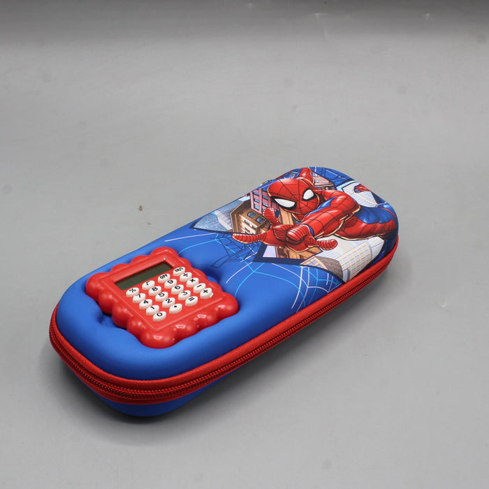 Spider-Man Theme Pencil Pouch with Calculator
