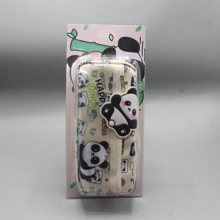 Happy Panda Design Pencil Pouch