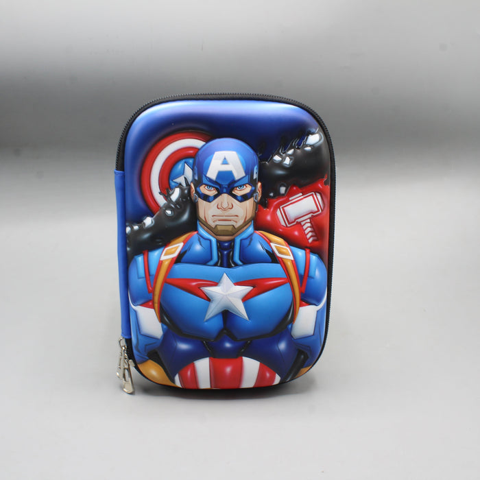 3D Captain AmericaTheme Geometry Pouch