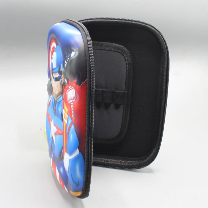 3D Captain AmericaTheme Geometry Pouch