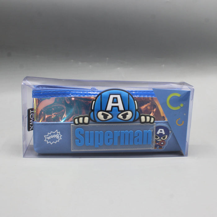 Captain America Theme Geometry Pouch