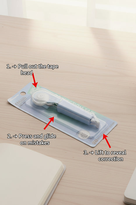 Highly Adhesive Correction Tape