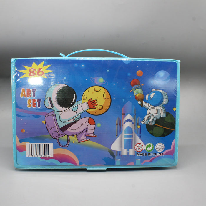 Space Theme Kids Art Set 86 Pieces