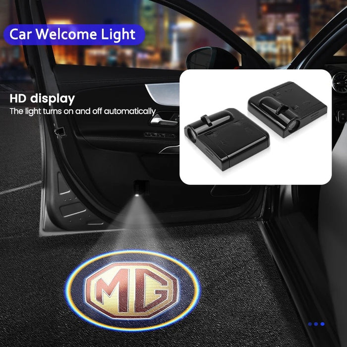 Pack of 2 Car Door Logo Projection Light MG