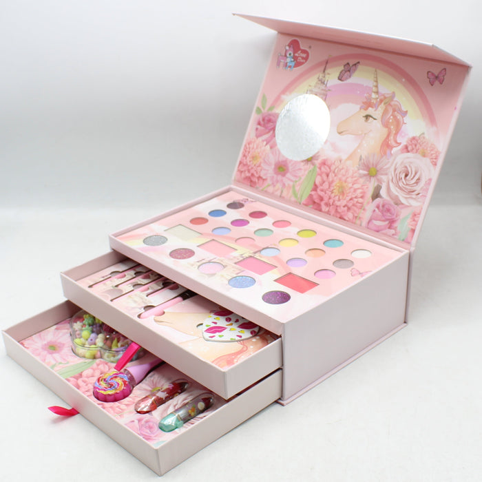 3 in 1 Unicorn Beads & Makeup Box