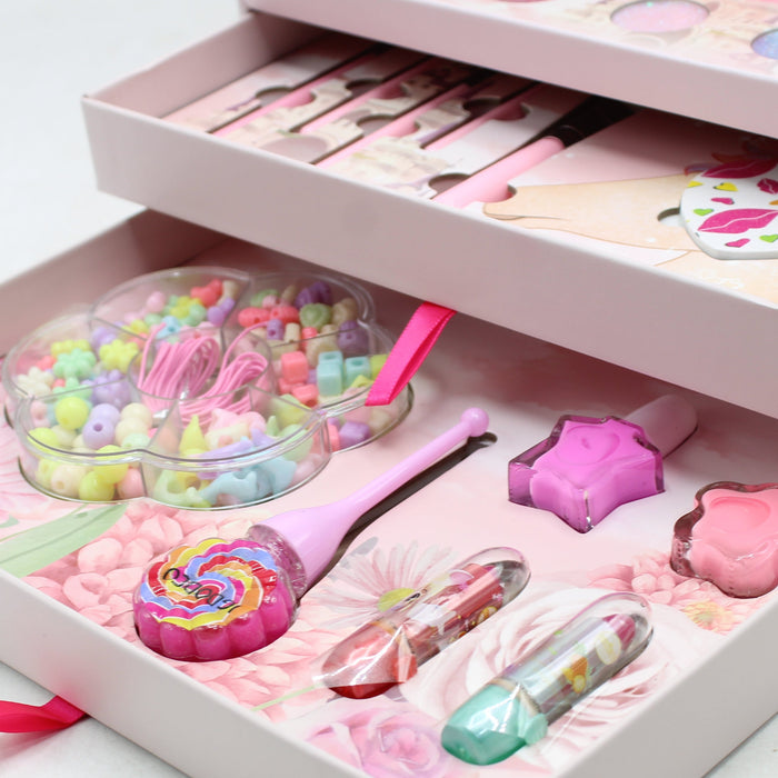 3 in 1 Unicorn Beads & Makeup Box