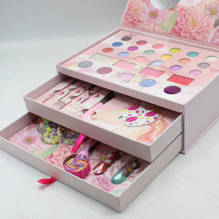 3 in 1 Unicorn Beads & Makeup Box