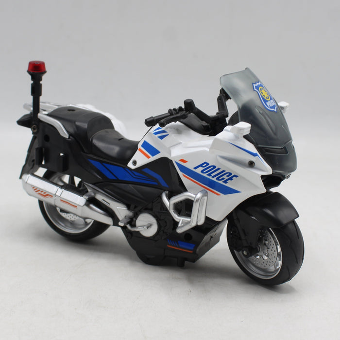 Police Sport Motorcycle with Light & Sound