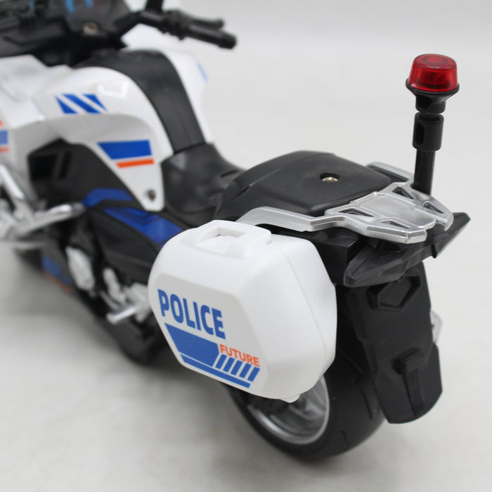 Police Sport Motorcycle with Light & Sound