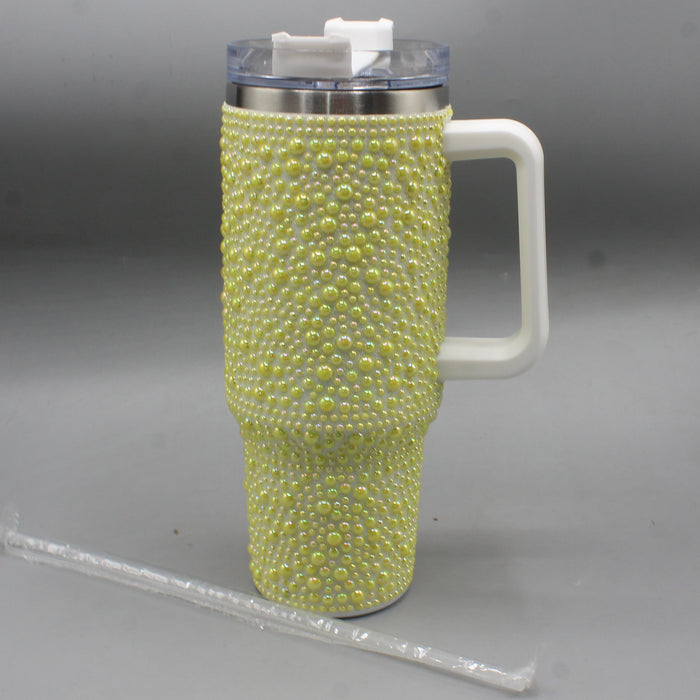 Yellow Stones Theme Tumbler